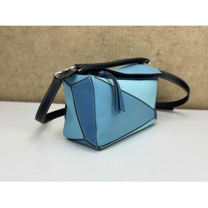 LOEWE PUZZLE SMALL LEATHER SHOULDER BAG